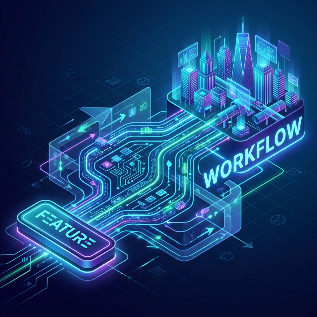 AI Features vs Workflows