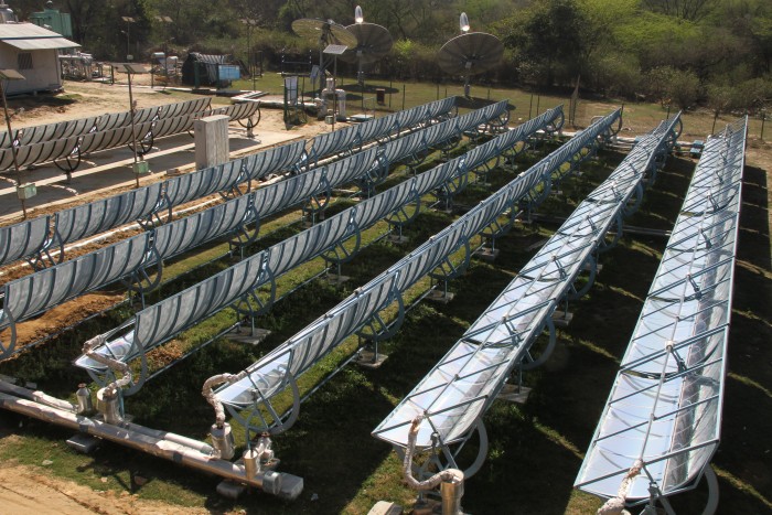 Solar panel arrays requiring complex monitoring infrastructure